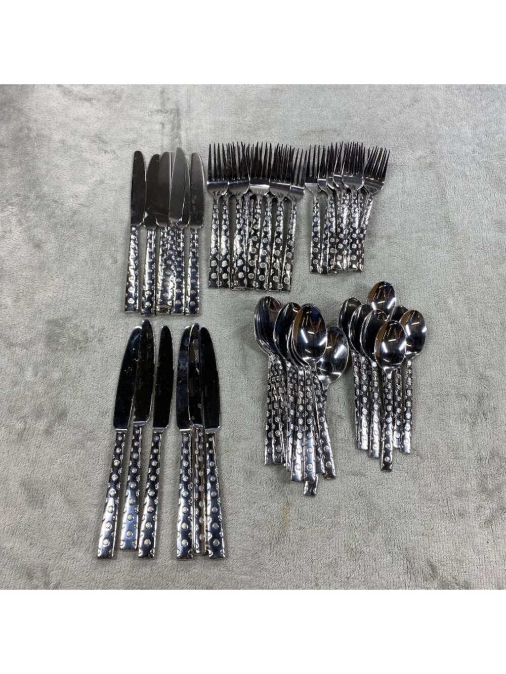 Oneida Cirque 57pc Stainless Steel Flatware Set Serving Pc Forks Spoons 18/10